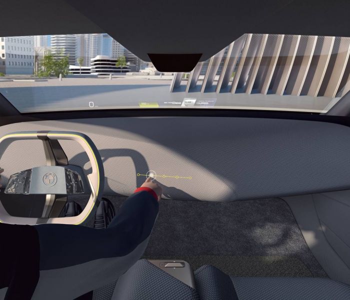 Das Head-up-Display der NEUEN KLASSE wird ab 2025 von BMW erweitert. (Foto: BMW Group)