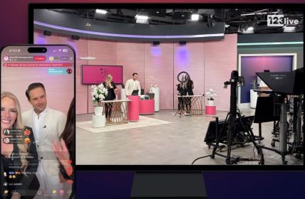 Fürstlich Shoppen kombiniert live Teleshopping und TikTok in (Foto: 1-2-3.tv GmbH)