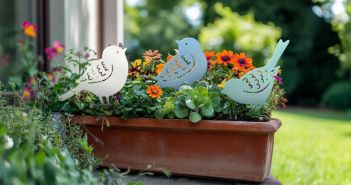 Unsichtbare Wandbefestigung sorgt für sauberen Look und sicheren Halt KNOBLOCH Rankgitter und Gartenstecker vereinen Design, Funktion und (Foto: Max Knobloch Nachf. GmbH)