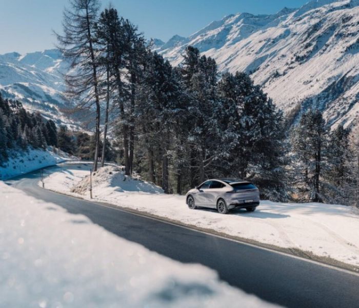 XPENG G6 im Winter (Foto: XPeng Motors (Germany) GmbH)