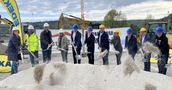Spatenstich für neuen Edeka Mangold startet Bau in (Foto: Gemeinde Plüderhausen)